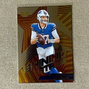 Josh Allen 2023 Panini Illusions Shining Stars Buffalo Bills NFL Football Card
